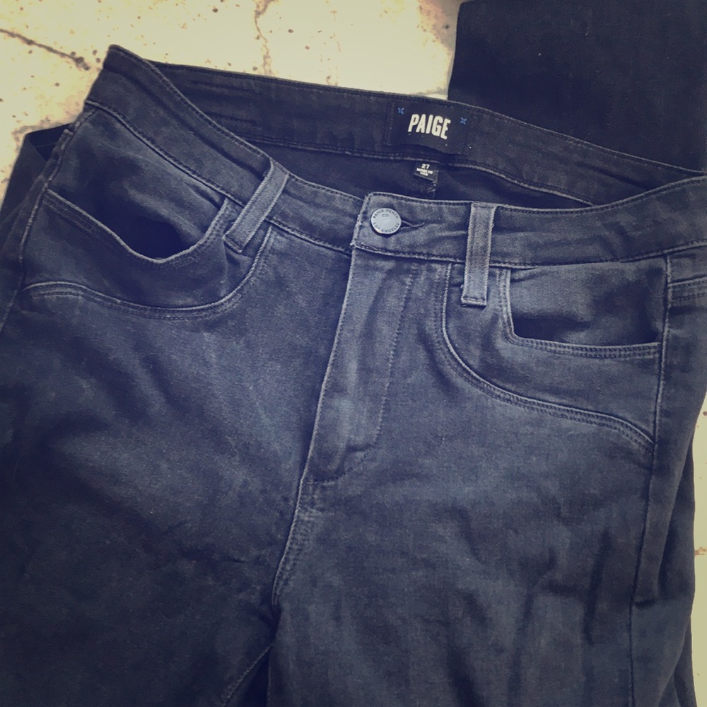 PAIGE Transcend HoxtonHigh Rise Ankle Skinny Jeans